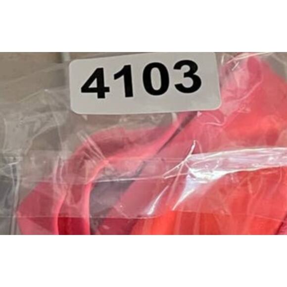 Xhilaration Juniors Size Large Binkini Bottom Cheeky Flourescent Orange Pink - Picture 6 of 6